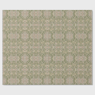 Cadeau Papier d'emballage vintage Windrush Olive Floral