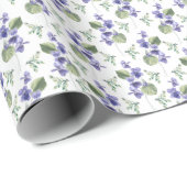 Cadeau Papier d'emballage violet (Coin rond)