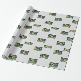 Cadeau Papier d'emballage Word
