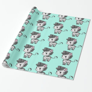 Cadeau Papier d'emballage Zèbre