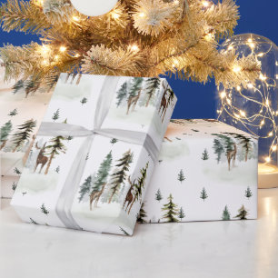 Cadeau Papier d'enchevêtrement des rennes de forêt