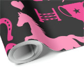 Cadeau Papier d'enlèvement à cheval (Coin rond)