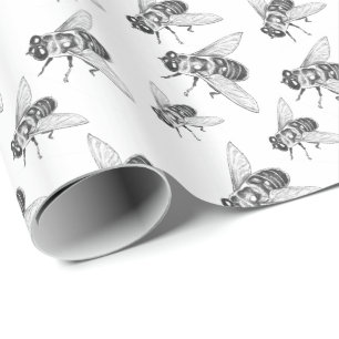 Cadeau Papier d'enlèvement d'abeille de miel Papier d'enl