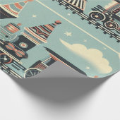 Cadeau Papier d'enlèvement d'anniversaire du train (Coin)