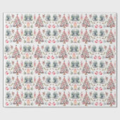 Cadeau Papier d'enlèvement d'arbre de Noël (Plat)