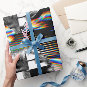 Cadeau Papier d'enlèvement d'attaque arc-en-ciel