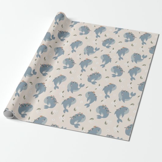 Cadeau Papier d'enlèvement de baleines (Déroulé)