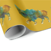 Cadeau Papier d'enlèvement de bison (Coin rond)