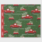 Cadeau Papier d'enlèvement de camion de Noël (Plat)