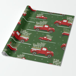 Cadeau Papier d'enlèvement de camion de Noël