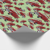 Cadeau Papier d'enlèvement de camion rouge (Coin)