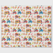 Cadeau Papier d'enlèvement de camions alimentaires (Plat)