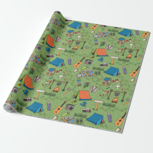 Cadeau Papier d'enlèvement de camping