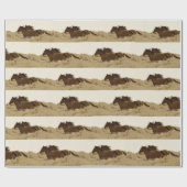 Cadeau Papier d'enlèvement de chevaux sauvages (Plat)