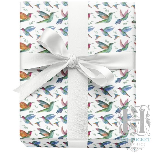Cadeau Papier d'enlèvement de colibri