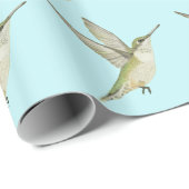 Cadeau Papier d'enlèvement de colibri (Coin rond)