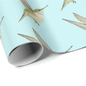 Cadeau Papier d'enlèvement de colibri (Coin rond)