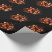 Cadeau Papier d'enlèvement de crâne orange (Coin)