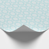 Cadeau Papier d'enlèvement de flocon bleu glace (Coin)