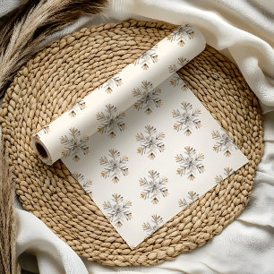 Cadeau Papier d'enlèvement de flocon de neige   Enveloppe