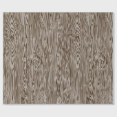 Cadeau Papier d'enlèvement de grain rustique moderne Brow (Plat)