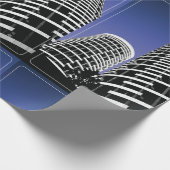 Cadeau Papier d'enlèvement de gratte-ciel de la ville (Coin)