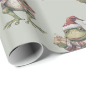 Cadeau Papier d'enlèvement de grenouille (Coin rond)