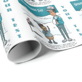 Cadeau Papier d'enlèvement de jour de marmotte (Coin rond)