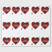 Cadeau Papier d'enlèvement de la Saint-Valentin (Plat)