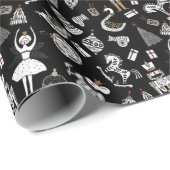 Cadeau Papier d'enlèvement de la suite Nutcracker (Coin rond)