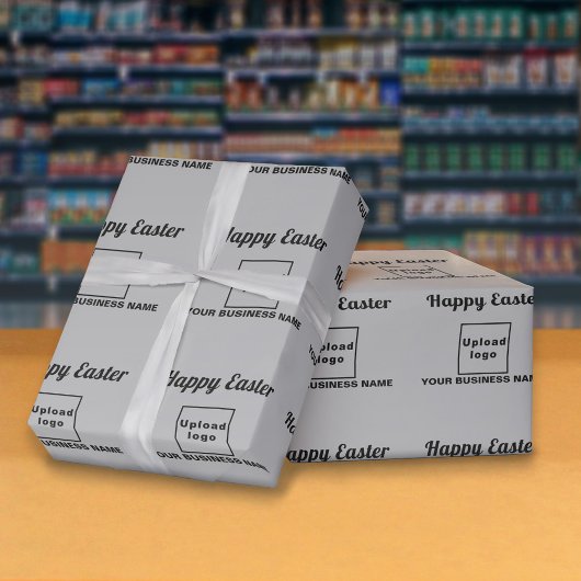 Cadeau Papier d'enlèvement de pâques gris