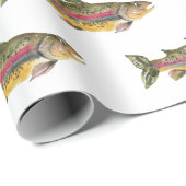 Cadeau Papier d'enlèvement de pêche (Coin rond)