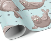 Cadeau Papier d'enlèvement de phoques (Coin rond)