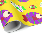 Cadeau Papier d'enlèvement de poisson (Coin rond)