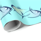 Cadeau Papier d'enlèvement de poisson (Coin rond)