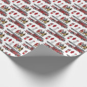 Cadeau Papier d'enlèvement de pompier (Coin)