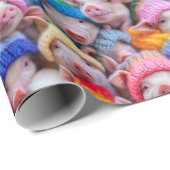 Cadeau Papier d'enlèvement de porc (Coin rond)