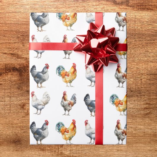 Cadeau Papier d'enlèvement de poulet