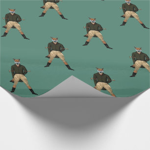 Cadeau Papier d'enlèvement de renard vintage