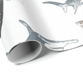 Cadeau Papier d'enlèvement de requin (Coin rond)