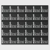 Cadeau Papier d'enlèvement de scouts (Plat)