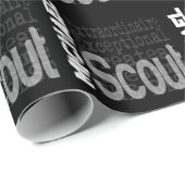 Cadeau Papier d'enlèvement de scouts (Coin rond)