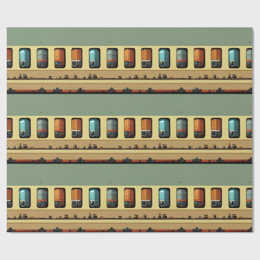 Cadeau Papier d'enlèvement de train (Plat)