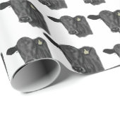 Cadeau Papier d'enlèvement de vaches simples (Coin rond)