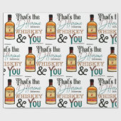 Cadeau Papier d'enlèvement de whisky (Plat)