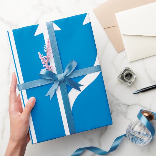 Cadeau Papier d'enlèvement des flèches de signalisation r