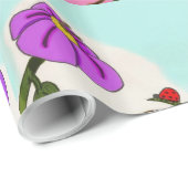 Cadeau Papier d'enlèvement des prés de fleurs (Coin rond)