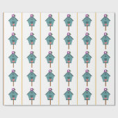 Cadeau Papier d'enlèvement d'oiseaux (Plat)