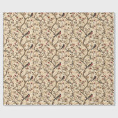 Cadeau Papier d'enlèvement d'oiseaux victorien (Plat)