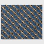 Cadeau Papier d'enlèvement du drapeau des Métis Papier de (Plat)